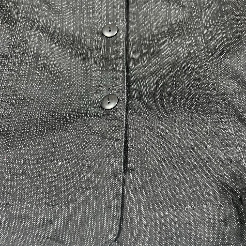 Koret Black Jean Jacket Women's Button Up 3/4 Sleeve Stretch Sz XL - Picture 3 of 10
